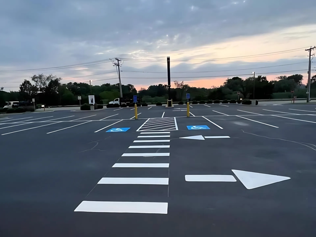 Smoothly paved driveway by East Texas Paving in Athens, TX